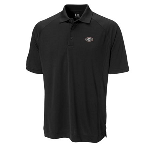 Georgia Bulldogs CB DryTec Mogul Polo - Black